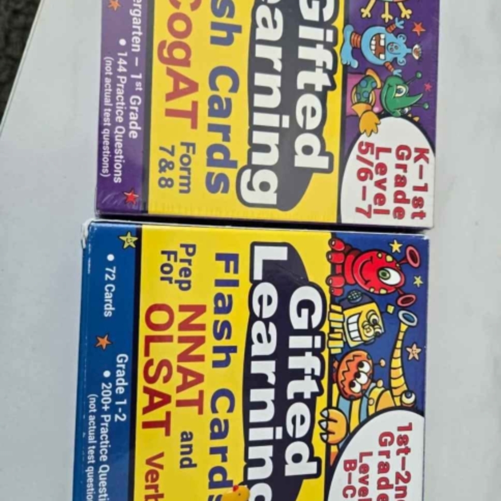 Gifted Learning Flash Cards Set